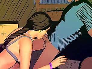 Why is step-son watching step-mother masturbate in the bathroom?