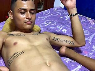 First time fucking friend's pussy at home in lingerie