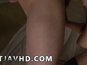 blowjob and stockings japanese whore saki sudou is a messy chick who will fulfill your fantasies with her impressive hooters and top porn showcase skills 😍