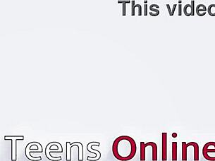 18 Year Old Student Nurse Makes Herself Cum