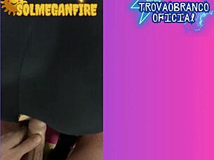 at the gym, shorts ripped, trainer pushes, exposing ass