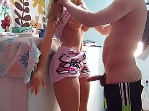 Fucking My Stepsister In Cheap Dirty Hotel Room Passionately