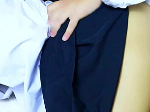 thai teen invites senior for hotel sex session