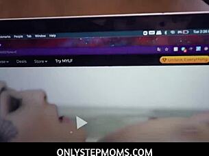 Onlystepmoms - big tits brunette tattooed stepmom notices that her stepson johnny is having trouble focusing on studying for his exam when she catches him masturbating