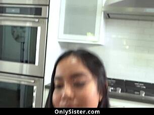 Stepsiss Blowjob Skills Get Put To The Test As She Fucks Her Stepbros Big Cock - Onlysister