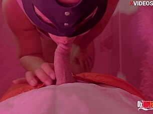 Swallowed blowjob with interracial pov cum in mouth and facial