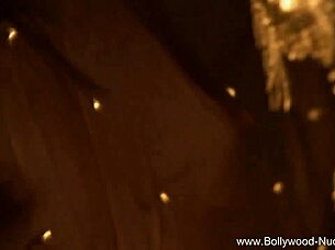 indian goddess slowly reveals her body in a teasing striptease