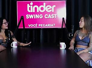 safada demonstrates her blowjob after tinder swing cast, who would she pick?