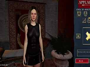 Let's play slaves of Rome, trying to get in my wife's pants