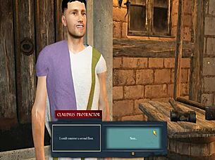 Let's play slaves of Rome, trying to get in my wife's pants