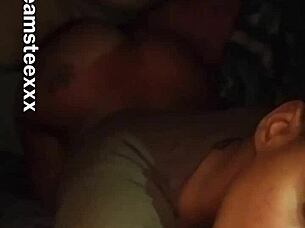 Snuck upstairs for quick blowjob at BBQ