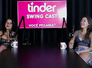 safada demonstrates her blowjob after tinder swing cast, who would she pick?