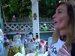 FetSwing Diaries: Naughty Wife Blows Big Balls Chris, Group Fucking with Toys and Cunilingus