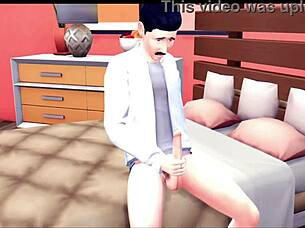 solo male joins group for threesome with deepthroat and cumshot