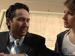 Tranny Babysitter Amy Daly Consoles Sad Child