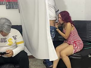 Doctor Examines Young Girl Beside Stepfather in Chapter Two