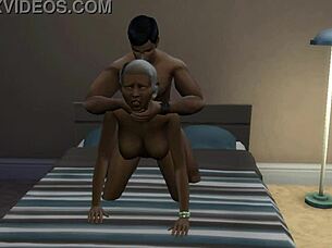 Indian Wife Gets Big Cock Anal Fuck