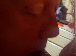 my wife and I are getting undressed and playing with each other's bodies