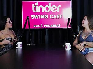 safada demonstrates her blowjob after tinder swing cast, who would she pick?