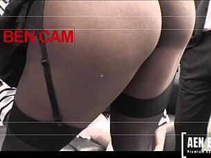 Company interview turns into interracial foursome with jasmine web and romana ryder!