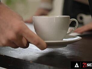 Sata Jones And Zoe Doll Engage In Hot Office Sex With Strap-On.