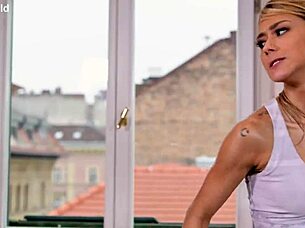 Slutty Fitness Chick Veronica Leal Takes DP