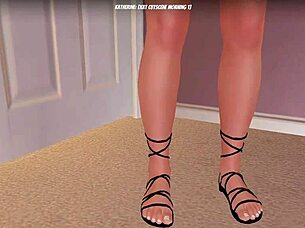 why did katherine have lesbian sex at the house party?