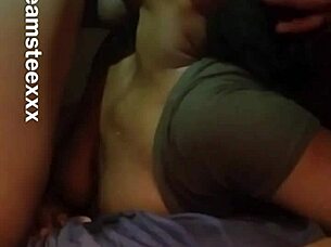 Snuck upstairs for quick blowjob at BBQ