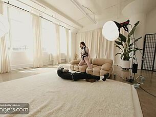 vr bangers young pussy fucks cums at job interview pt 1