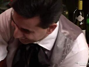 Amazing maid shares cocks with babe