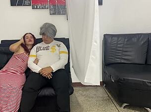 Doctor Examines Young Girl Beside Stepfather in Chapter Two