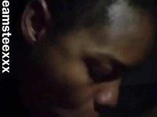 Snuck upstairs for quick blowjob at BBQ