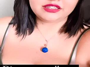 i am lily influencer bbw sharing my webcam content with big tits and fat body