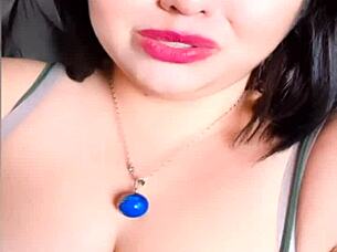 i am lily influencer bbw sharing my webcam content with big tits and fat body