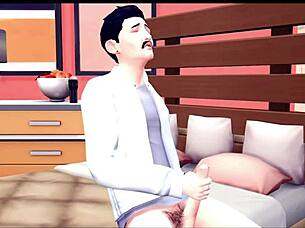 solo male joins group for threesome with deepthroat and cumshot