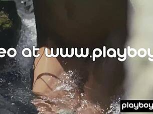 Skinny Brunette Nude Czech Milf Anetta Keys Flashes Her Wet Pussy Outdoor