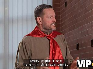 in this vip4k story, european teen 18+ elena vedem cheats with old daddy friend, getting tight pussy fucked hard.