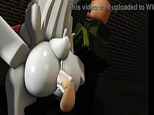 Horny Girl In Roblox Craves Big Monster Cock