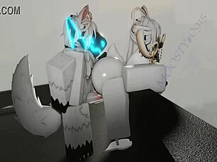 Horny Girl In Roblox Craves Big Monster Cock