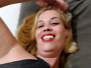 latina gets tattoo with anal plug in ass