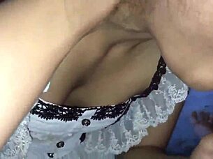 Look at beautiful indian bride giving blowjob to husband on wedding day!