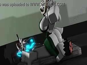 Horny Girl In Roblox Craves Big Monster Cock