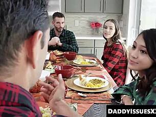 Naomi Blue Thankful For Cock In Deep Pussy On Thanksgiving