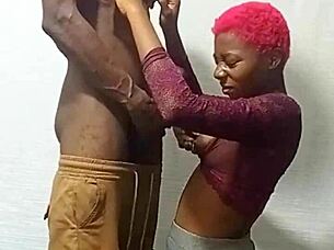 i fuck my friend's slutty little sister hard in standing doggy position