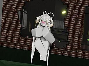 Horny Girl In Roblox Craves Big Monster Cock