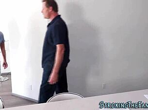 Teen Stepdaughter Soaked In Cum