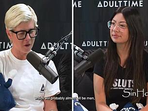 pornstar answers weird questions while testing vibrator settings