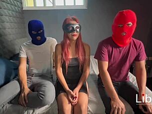 A cuckold boyfriend shares his girlfriend for a homemade porn shoot