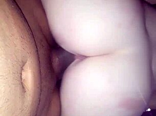 Loira Gostosa Sits On Big Black Cock While Watching Corinthians Game