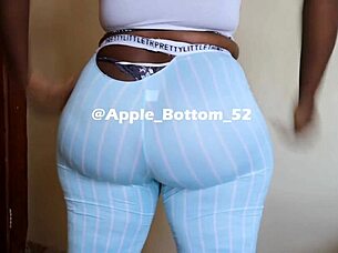 Apple bottom 52 specializes in riding cowgirl compilations